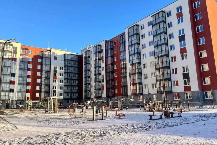 Завершено строительство жилого дома в Рощино