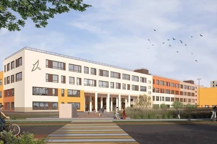 В 7 микрорайоне Кингисеппа появится новая школа на 1125 мест, получено разрешение на строительство.