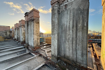 Реконструкция общежития продолжается